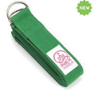 Ремень для йоги INEX Stretch Strap, 240 см, зеленый NEW HG YSTRAP-GG 24-GG-00