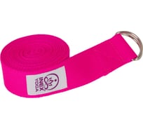 Ремень для йоги INEX Stretch Strap, 240 см, розовый HG YSTRAP-668 24-PK-00
