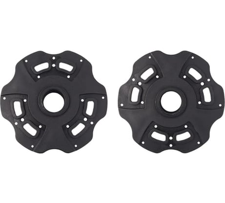 Ограничительные кольца Berger для скандинавских палок, широкие, черные, 2 шт УТ-00020004