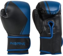 Боксерские перчатки Insane MONTU IN23-BG500, ПУ, синий, 14 oz ЦБ-00002442