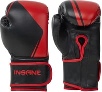 Боксерские перчатки Insane MONTU IN23-BG500, ПУ, красный, 12 oz ЦБ-00002436