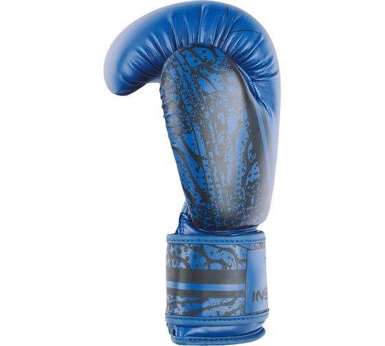 Боксерские перчатки Insane ODIN IN22-BG200, ПУ, синий, 12 oz УТ-00020338