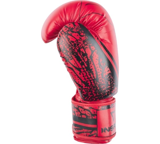 Боксерские перчатки Insane ODIN IN22-BG200, ПУ, красный, 14 oz УТ-00020335