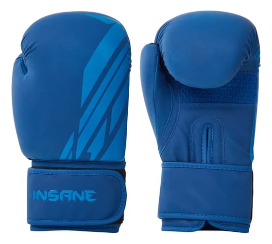 Боксерские перчатки Insane ORO IN23-BG400, ПУ, синий, 10 oz ЦБ-00002636 1
