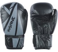 Боксерские перчатк Insane ARES IN22-BG300, кожа, черный, 10 oz УТ-00020341
