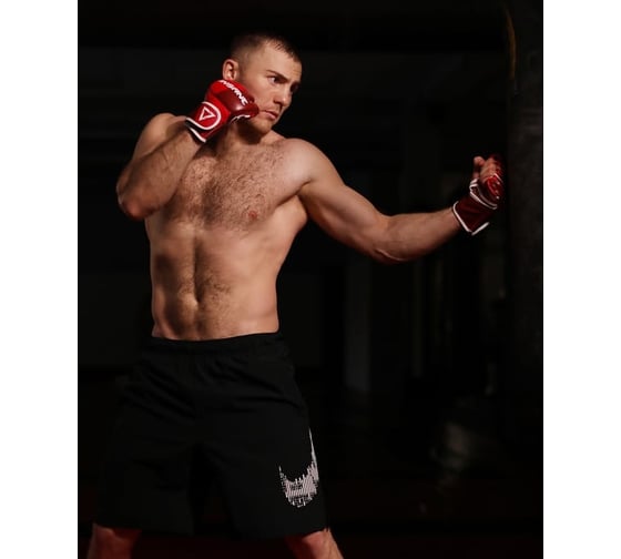 Перчатки для MMA Insane EAGLE IN22-MG300, ПУ, красный, р. S УТ-00020540