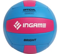 Волейбольный мяч INGAME bright голубой-розовый УТ-00001360