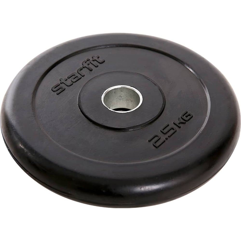 Обрезиненный диск Starfit BB-202 2.5 кг, d=26 мм, стальная втулка ...