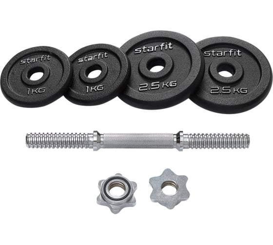Разборная чугунная гантель Starfit  DB-715 8 кг ЦБ-00002409 1