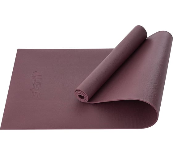 Коврик для йоги и фитнеса высокой плотности Starfit FM-103, PVC HD, 0.6 см, 173x61 см, горячий шоколад УТ-00019273 1