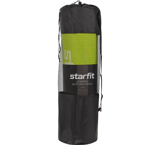 Коврик для йоги и фитнеса Starfit FM-301 NBR, 1.0 см, 183x61 см, лаймовый ЦБ-00002281