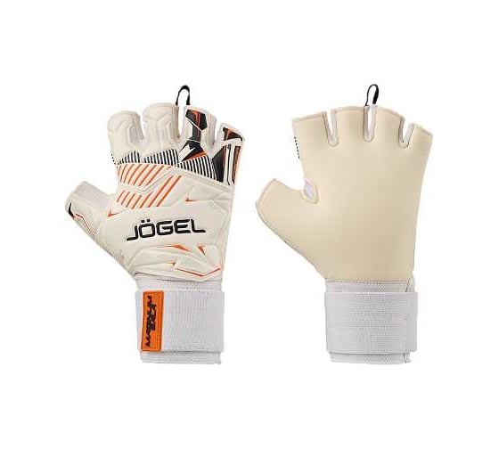 Вратарские перчатки Jögel MAGNUM Sala EL4, белый ЦБ-00001324