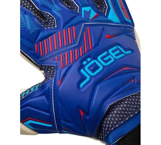 Вратарские перчатки Jögel Magnum SL3 Roll-Hybrid, синий ЦБ-00002237