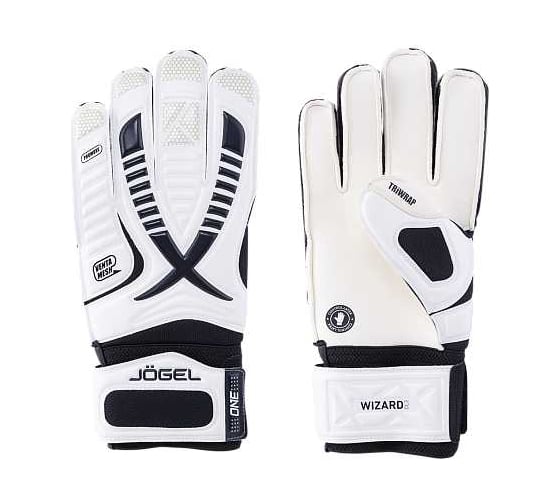 Вратарские перчатки Jögel ONE Wizard CL3 Flat, белый УТ-00018474 1