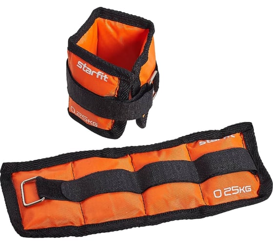 Утяжелители Starfit WT-401 0.25 кг, оранжевый ЦБ-00002286