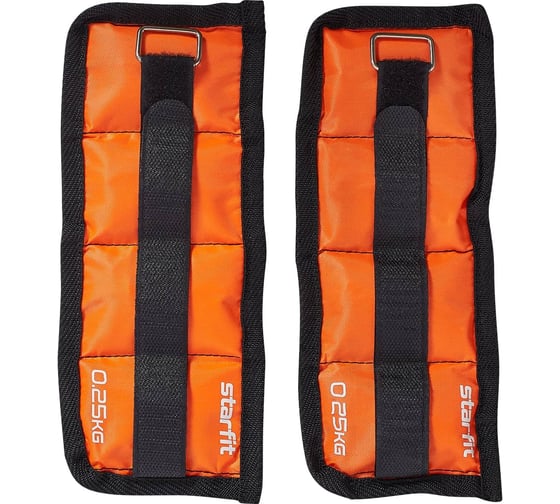 Утяжелители Starfit WT-401 0.25 кг, оранжевый ЦБ-00002286