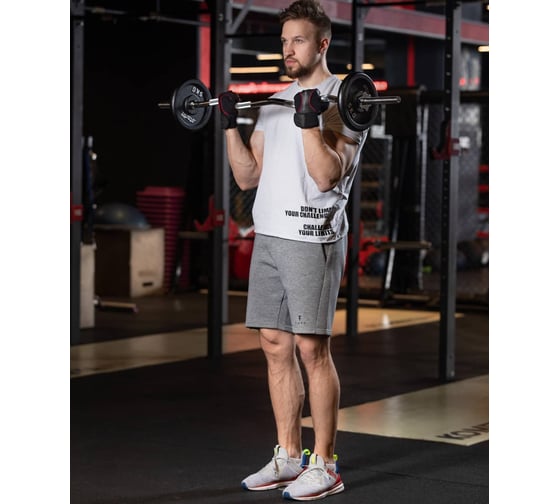 Гриф для штанги Starfit EZ BB-101 120 см, d=25 мм, металл, с металлическими замками, хром УТ-00019775