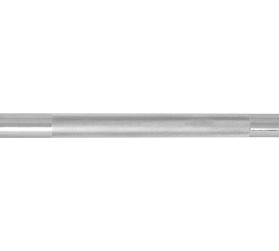 Прямой гриф для штанги Starfit BB-103 120 см, d=25 мм, металл, с металлическими замками, хром УТ-00019777