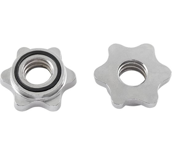 Прямой гриф для штанги Starfit BB-103 120 см, d=25 мм, металл, с металлическими замками, хром УТ-00019777