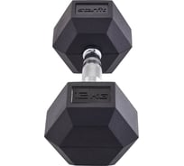 Гексагональная гантель Starfit DB-301 12 кг, обрезиненная, черный УТ-00019792
