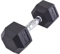 Гексагональная гантель Starfit DB-301 10 кг, обрезиненная, черный УТ-00019791