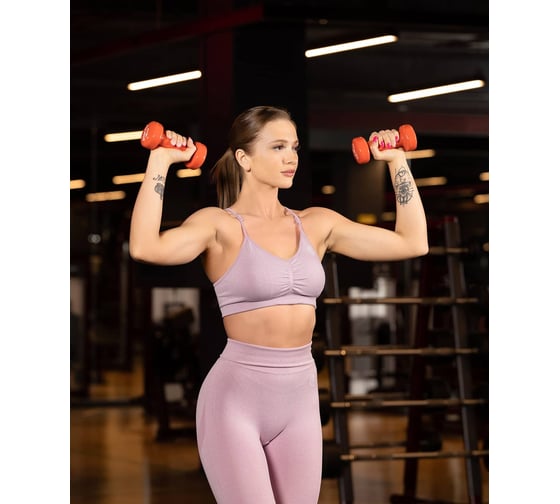 Виниловая гантель Starfit DB-101 2 кг, оранжевый ЦБ-00001448