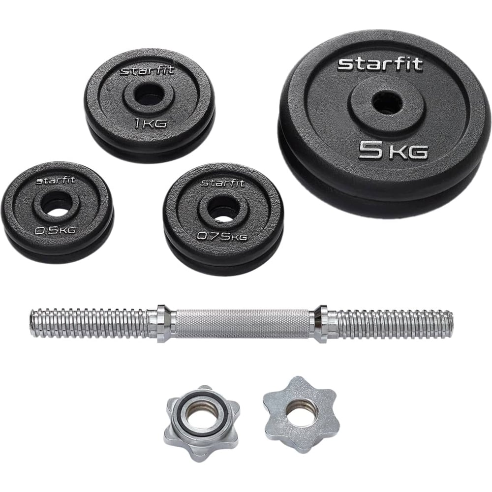 Разборная чугунная гантель Starfit DB-715 16 кг ЦБ-00002414 - выгодная ...