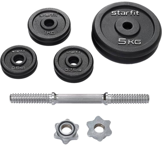 Разборная чугунная гантель Starfit  DB-715 16 кг ЦБ-00002414