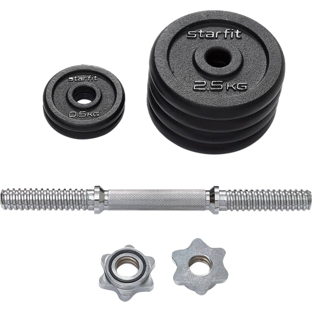 Разборная чугунная гантель Starfit DB-715 12 кг ЦБ-00002412 - выгодная ...
