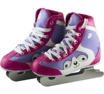 Детские двухполозные коньки ATEMI AKSK-17.07 Snow Baby Girl размер 30 00-00001082
