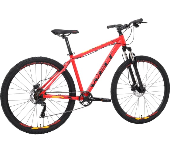 Велосипед Welt Cycle Welt Ridge 1.0 HD 29 promo 2023, Carrot Red, размер рамы 20" WRIG10HD2920234