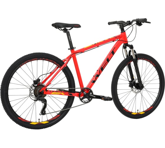 Велосипед Welt Cycle Welt Ridge 1.0 HD 27 promo 2023, Carrot Red, размер рамы 16" WRIG10HD2720233