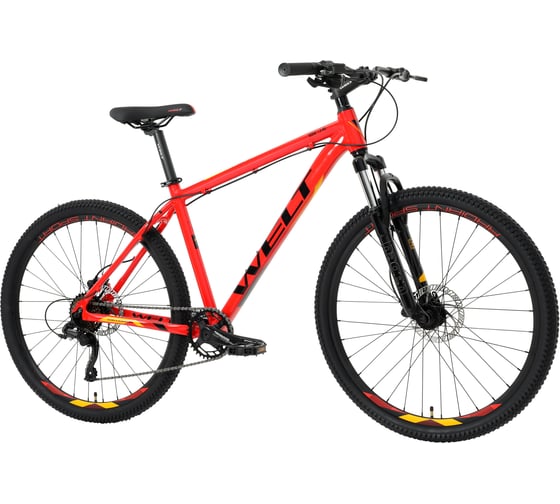 Велосипед Welt Cycle Welt Ridge 1.0 HD 27 promo 2023, Carrot Red, размер рамы 16" WRIG10HD2720233