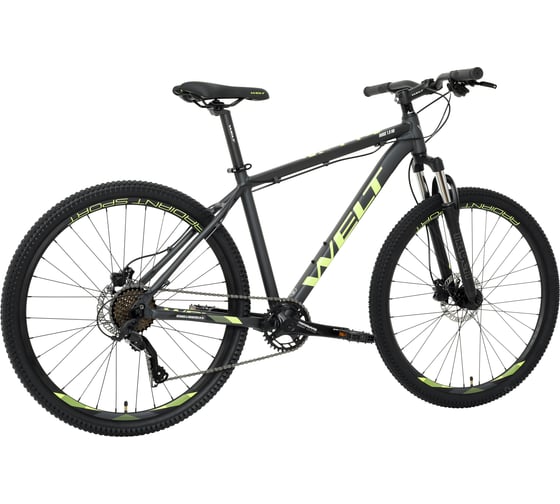 Велосипед Welt Cycle Welt Ridge 1.0 HD 27 promo 2023, Dark Grey, размер рамы 18" WRIG10HD2720232 1