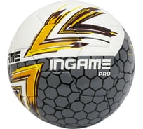 Футбольный мяч INGAME ifb-115 pro, №5 желто-черный УТ-00001245
