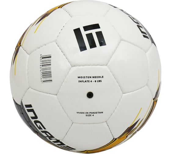 Футбольный мяч INGAME ifb-115 pro, №5 желто-черный УТ-00001245