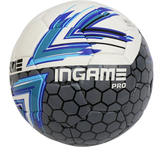 Футбольный мяч INGAME pro, №4, сине-серый ifb-119 УТ-00001248 1