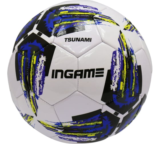 Футбольный мяч INGAME tsunami, №5 ifb-131 синий 00000077147 1