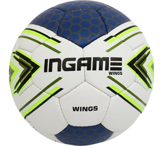 Футбольный мяч INGAME wings, №5 бело-синие-зеленый ifb-134 УТ-00001233