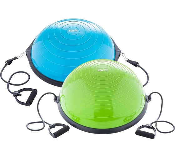 Полусфера Starfit BOSU GB-501 с эспандерами, с насосом, зеленый ЦБ-00002516
