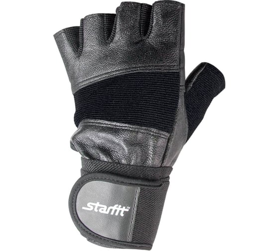Атлетические перчатки Starfit SU-125, черный УТ-00009738