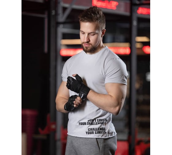 Атлетические перчатки Starfit SU-125, черный УТ-00009738