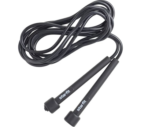 Скакалка Starfit RP-101 черный, 3м ЦБ-00001523