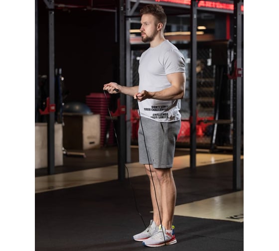 Скакалка Starfit RP-101 черный, 3м ЦБ-00001523