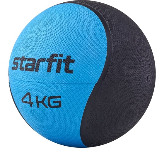 Медбол высокой плотности Starfit GB-702 4 кг, синий УТ-00018937 1
