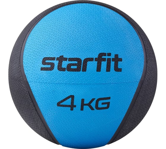 Медбол высокой плотности Starfit GB-702 4 кг, синий УТ-00018937
