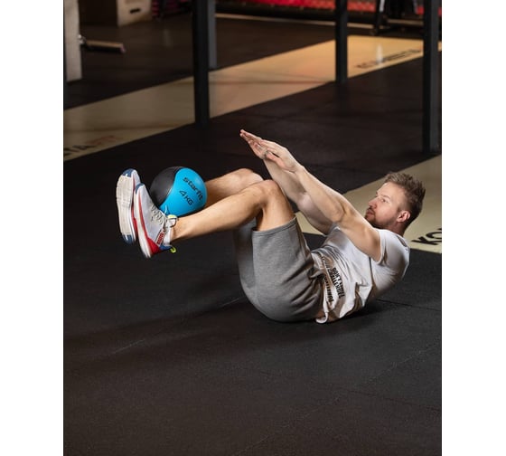 Медбол высокой плотности Starfit GB-702 4 кг, синий УТ-00018937