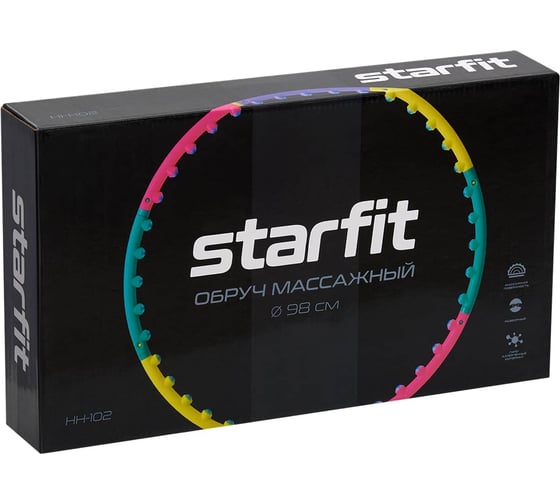 Массажный разборный обруч Starfit HH-102 1 кг, 98 см УТ-00019769
