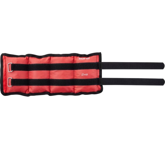 Утяжелители Starfit WT-401 2 кг, красный УТ-00019271