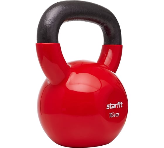 Виниловая гиря Starfit DB-401 16 кг, красный УТ-00018839
